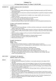Browse our database of 1,550+ resume examples and samples written by real professionals who got hired by you can agree to our use of cookies by clicking accept or personalize your experience in. Sample Technician Resume Samples Velvet Jobs