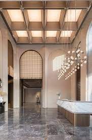 Lighting Is Always Important On Creating The Perfect Balance Between Your Interi Hotel Lobby Design Hotel Interior Design Hotel Interiors