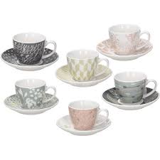 Host everything from high tea to coffee mornings in consummate style by looking to our luxury edit of tea cups and saucers to update your collection. Tognana Iris Alicia Coffee Cup Set With Saucers 80ml Cup Saucer Set Alzashop Com