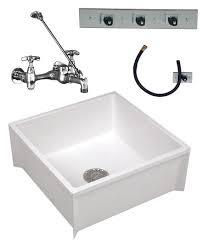 mop sink kit, 24 in l, 24 in w, 10 in h