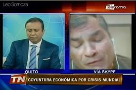 Entrevista de Rafael Correa en Telerama