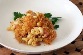 Cook the macaroni until the outside of pasta is cooked and the inside is underdone, 2 to 3 minutes. Baked Macaroni And Cheese With Ham Recipe