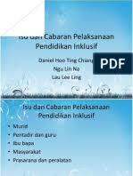 Berdasarkan batasan tersebut pendidikan inklusif dimaksudkan sebagai sistem layanan pendidikan yang mengikutsertakan anak berkebutuhan khusus sekolah reguler yang menerapkan program pendidikan inklusif akan berimplikasi secara manajerial di sekolah tersebut. Faktor Kritikal Kejayaan Pendidikan Inklusif