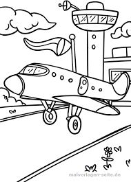 Auf dieser seite haben wir für . Malvorlage Flugzeug Kinder Coloring And Malvorlagan