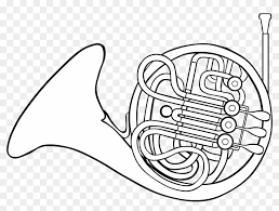 Click on each small picture to view full picture. Big Image French Horn Coloring Page Free Transparent Png Clipart Images Download