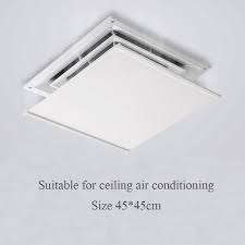 Hier unser angebot an splitanlagen für den einbau in abgehängte decken in super slim ausführungen. Anti Direkt Blasen Decke Klimaanlage Windschutzscheibe Wind Deflektor Wind Guide Schallwand Fur Hause Zentrale Klimaanlage Fc38 Air Conditioner Covers Aliexpress