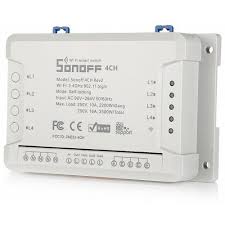 Module Domotique Sonoff 4ch Pro R2 2018 4 Relais Wifi Et Radio 433mhz En Promo Domotique Et Objets Connectes A Faire Soi Meme Domotique Domotique Diy Radios