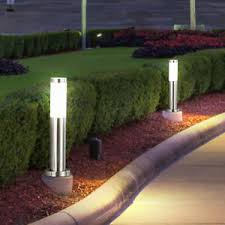2er Set Led Aussenbereich Steh Lampe Beleuchtung Garten Stand Leuchte Hof Weg Ebay