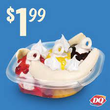 I love their ice cream. Dairy Queen Tx 1 99 Banana Split Facebook