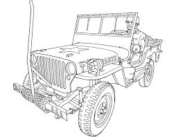 Click on the image you want to color, this will open page displaying large picture you selected. Military Jeep Coloring Pages Coloring Home