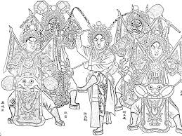 Chinese dragons are legendary mythological creatures in chinese mythology and folklore. Chinese Opera Coloring Sheets Education Asian Art Museum