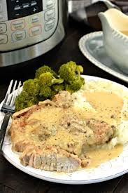 Place the lid on the instant pot and cook for zero minutes. Tender Instant Pot Pork Chops With Mushroom Gravy Recipe