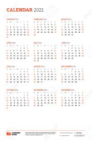 For instance, you could select a weekly planner. Calendar Poster For 2021 Year Week Starts On Sunday Printable Royalty Free Cliparts Vectors And Stock Illustration Image 134912974