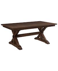 Asher solid wood dining chairs (2). Sawyer Trestle Amish Trestle Tables Deutsch Furniture Haus