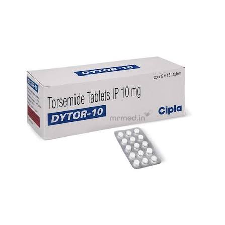 Dytor 10mg Tablet (Torasemide) – Diuretic for Swelling