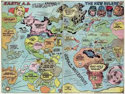 Fricking Awesome Maps From The Silver Age Of Comic Books Silver Age Comics Comic Books Comic Books Art
