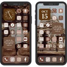 Ios14 Beige App Icons Minimal Icons Aesthetic Home Screen Etsy In 2020 App Homescreen Iphone