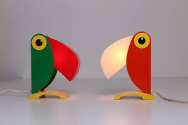 Vintage grey toucan desk lamp designed in 1980s by h. H T Huang Toucan Lamp Core77 Com