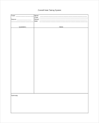 Find & download free graphic resources for graphic organizer. 11 Cornell Note Templates Free Sample Example Format Free Premium Templates