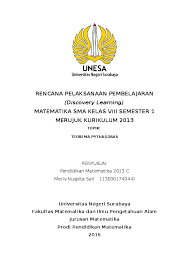Diterbitkan olehocha yudistira telah diubah 6 tahun yang lalu. Doc Rpp Simulasi 1 Teorema Pythagoras Meris Nuspita Sari Academia Edu