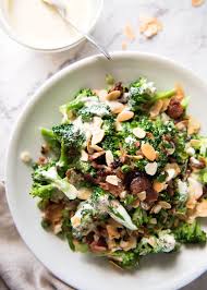 Broccoli Salad With Sour Cream Dressing Recipe Recipetin Eats Broccoli Salad Delicious Salads