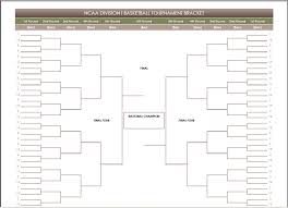2016 Printable Blank Pdf Free March Madness Emailable