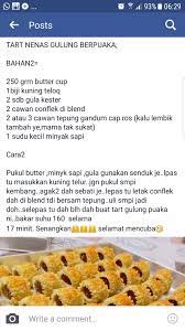 Bila semua berkumpul di rumah terajin lah siket nak masak masakan yang jarang2 dibuat.cara buat laksam ni tidaklah sesusah mana, bahan pun simple hanya tepung beras, gandum dan air.cuma kena ada kerajinan nan jitu untuk mengukus setiap satu loyang tu huhuhu.perkara. Tart Nenas Recipes Pineapple Tart Cookie Recipes