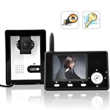 Entry Guardian Wireless Video Door Phone Cmos Sensor Camera Security System Video Door Phone Wireless Home Security Systems Wireless Home Security Cameras