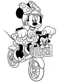 Minnie Mouse On A Bike High Quality Free Coloring From The Category Mickey Mo Minnie Mouse Coloring Pages Cartoon Coloring Pages Mickey Mouse Coloring Pages