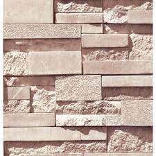 Strafor duvar kaplamaları mermer desenli plaka. Flamingo 17121 Uc Boyutlu Kabartmali Tas Desen Duvar Kagidi