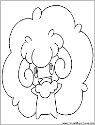 My boys are currently designing their own cards and are so excited about these printable black and pokemon cards. Whimsicott Coloring Page