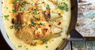Witloof Met Heilbot En Wittewijnsaus Idee Recette Plat Poisson Fletan