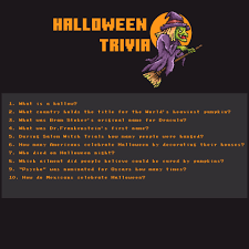 Perhaps it was the unique r. 10 Best Free Printable Halloween Trivia Quizzes Printablee Com