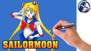 Sailor moon eternal часть 2. Sailor Moon Zeichnen Wacom Cintiq 13hd Speed Painting 9 Youtube