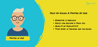 Jack of all trades master of none better than a master of one. Who Is A Better Hire Jack Of All Trades Or Master Of One By Hardik Vishwakarma The Startup Medium