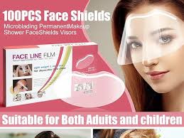 Amazon.com: EBANKU 100 PCS Microblading Shower Visor, Upgrade Eyebrow  Shower Shields Protector, Shower Goggles Face Cover Bath Visor for Adults  Hair Salon Supplies and Eyes Surgery Aftercare : Clothing, Shoes & Jewelry