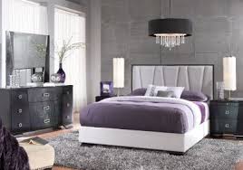 Sofia Vergara Biscayne Queen Black Upholstered 5pc Bedroom Bedroom Sets Upholstered Bedroom Bedroom Sets Queen