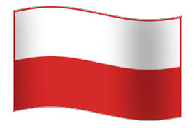 Piłka nożna i piłka nożna graczy oraz herby sport team. Animacja Gif Polska Flaga