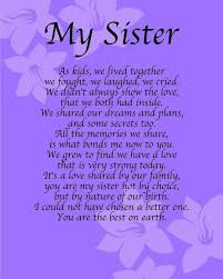 Good For Any Group Of Sisters Happy Birthday Sister Quotes Sister Poems Sister Quotes