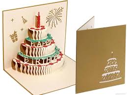 Magic pop up karte, kreative überraschung box oder gutschein schachtel basteln. Alles Gute Zum Geburtstagstorte Mit Kerze Pop Up Geburtstagskarte