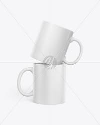 Very beautiful psd templates can help you, your client, company or a set of 3 paper cup mockups in white, orange and stripes. Two Matte Mugs Mockup In Cup Bowl Mockups On Yellow Images Object Mockups
