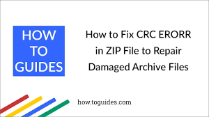 How To Fix Crc Error In Zip File To Repair Damaged Archive Files - How.toguides.com  - Youtube