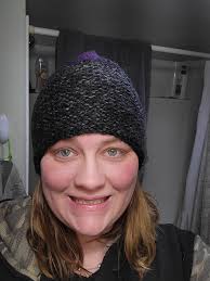 I'm so excited!! I finished my garter stitch hat! Done