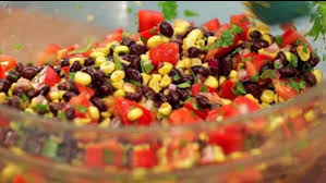 Black Bean Corn Tomato Salad Recipe Black Bean Corn And Tomato Salad Recipe Salad Recipes Tomato Salad Recipes Food Network Recipes
