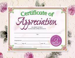 Printer Compatible Certificates Awards Certificate Of Appreciation Hva614 Certificate Of Appreciation Certificate Templates Free Certificate Templates