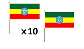 The flag conforms to what was specified in article 3 of the 1995 constitution of ethiopia. Amazon Com Az Flag Ethiopia Flag 12 X 18 Wood Stick Ethiopian Flags 30 X 45 Cm Banner 12x18 In With Pole Garden Outdoor