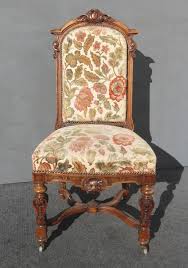 Vintage French Louis Xv Ornately Carved Chair Floral Velvet Fabric Castor Wheels Frenchprovi Modern Leather Lounge Chair Victorian Chair Rocker Recliner Chair