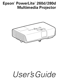 The message is displayed even though the air filter has been cleaned. Epson Powerlite 260d User Manual Pdf Download Manualslib