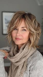 Unveil 28 short and stunning hairstyles for women over 50 with fine hair,  designed to add volume and st…