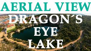 Озеро глаз дракона в хорватии. Dragon S Eye Lake Rogoznica Croatia